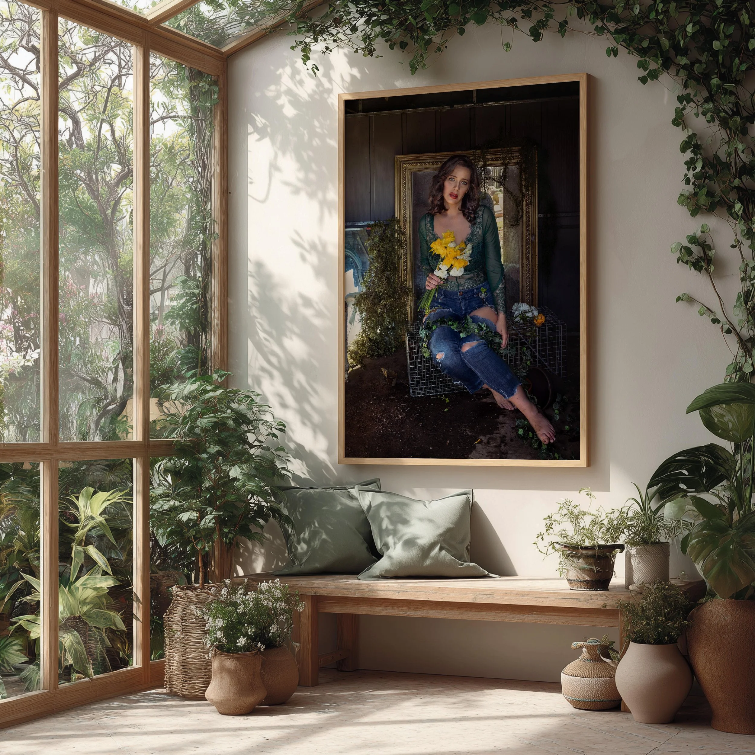 "In The Garden Shed" Art Prints