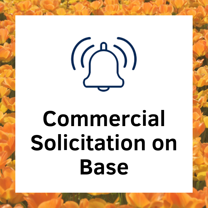 Commercial Solicitation on Base