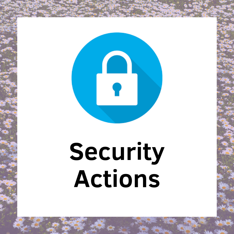 Security Actions
