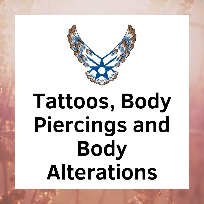 Tattoos, Body Piercings and Body Alterations