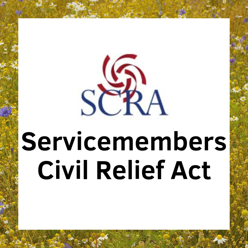Servicemembers Civil Relief Act