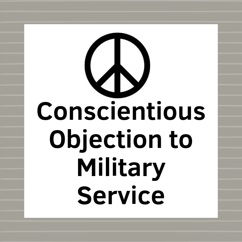Conscientious Objection to Military Service