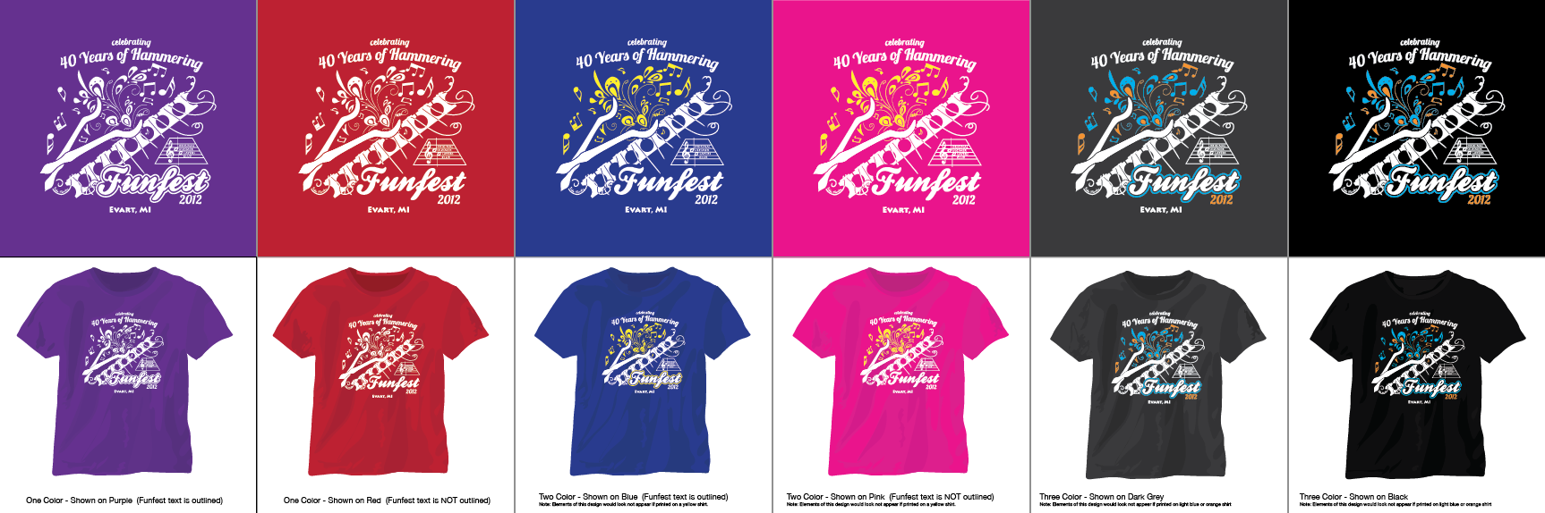 Original Submission containing 1, 2, and 3 color options.