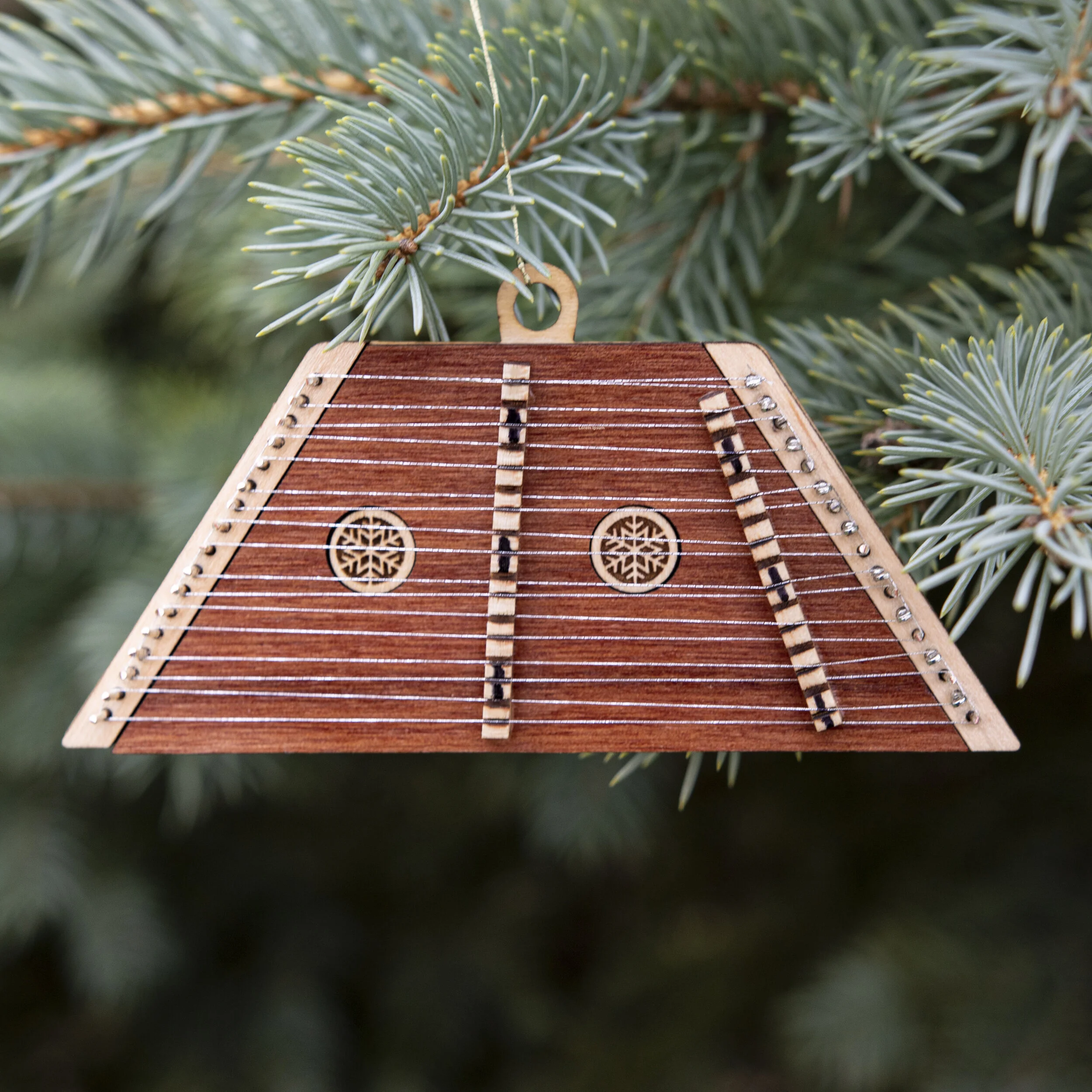Hammered Dulcimer Ornament — Katie Moritz Hammered Dulcimer Musician