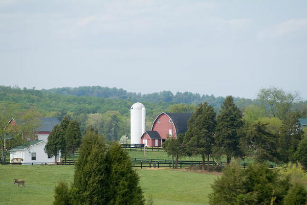 Barns and Mountains