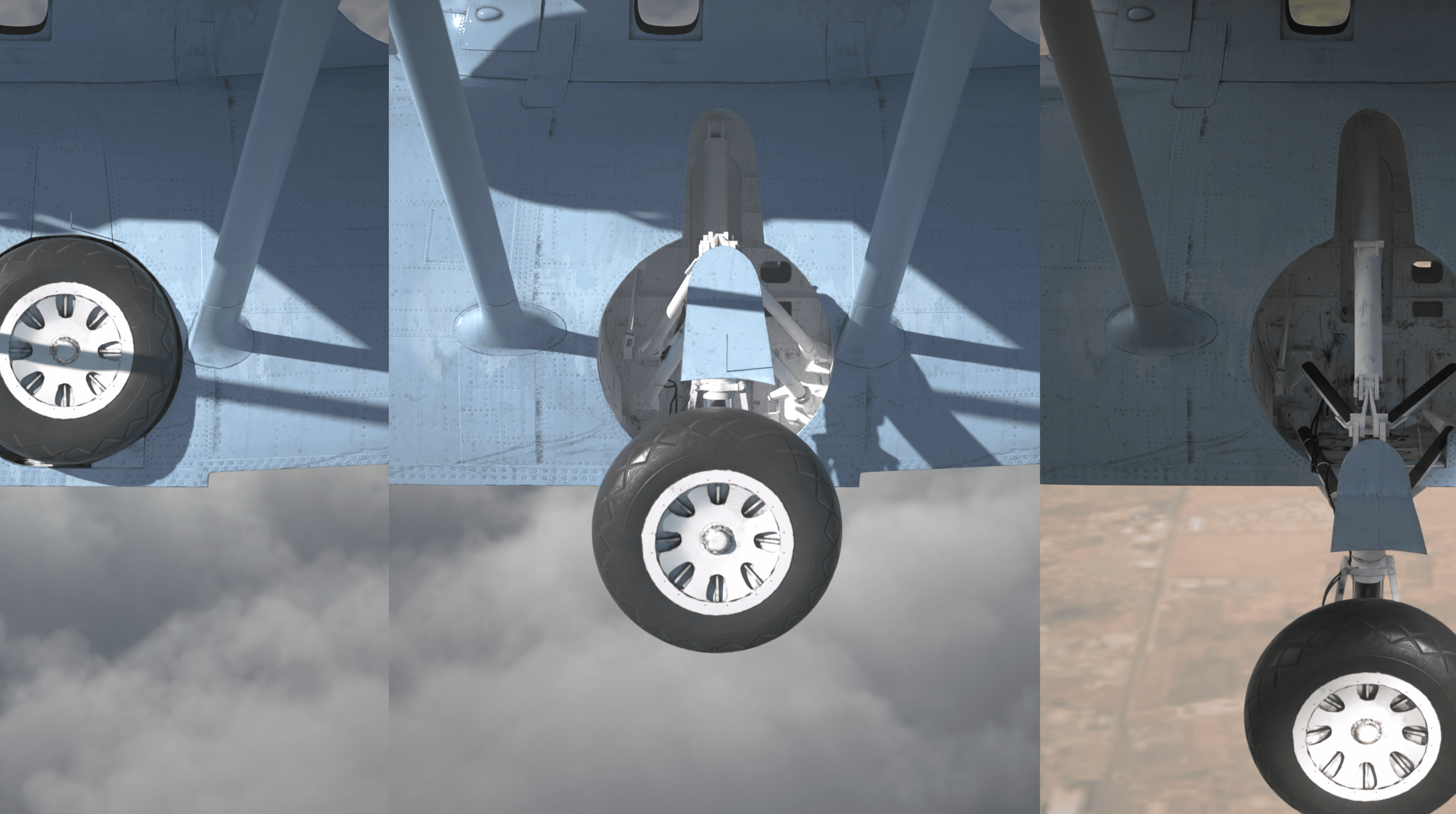 How I Rigged Aircraft Landing Gear in 3D Software