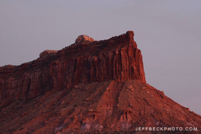 Post-sunset Light, Indian Creek, Utah
