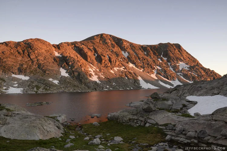 Elbow Lake sunset.