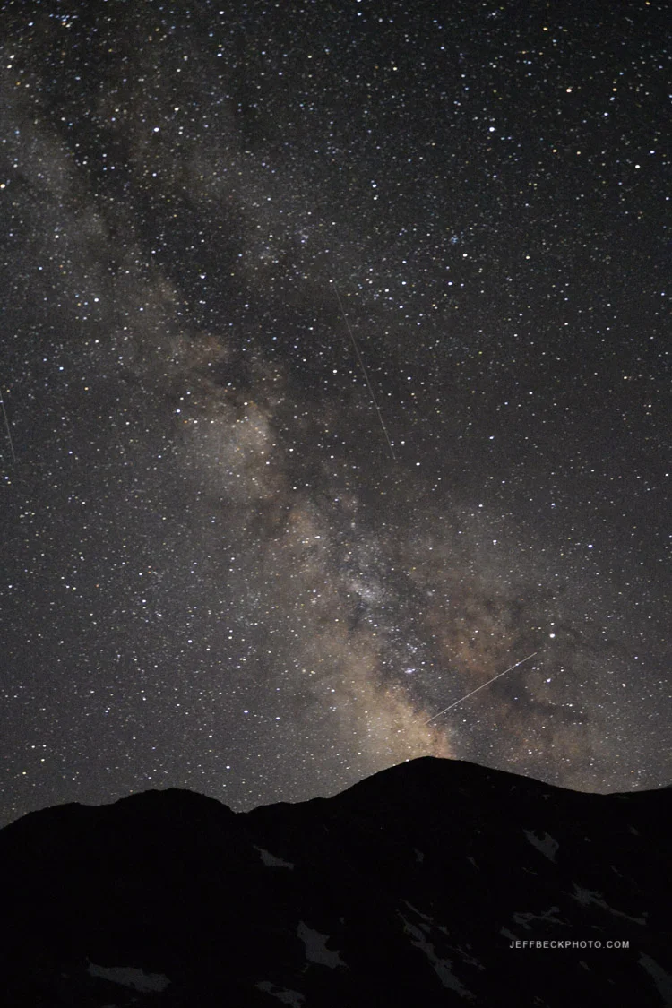 Milky Way above Elbow Peak.