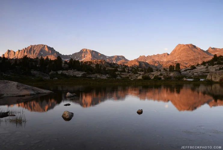 Sunset reflection.