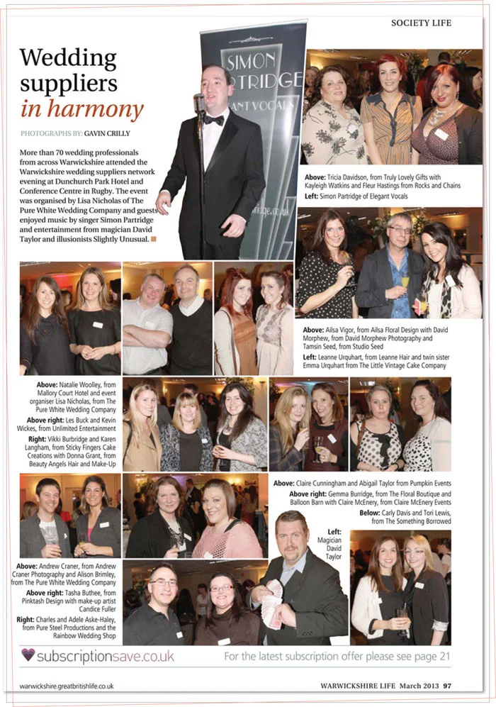 Article from Warwickshire Life