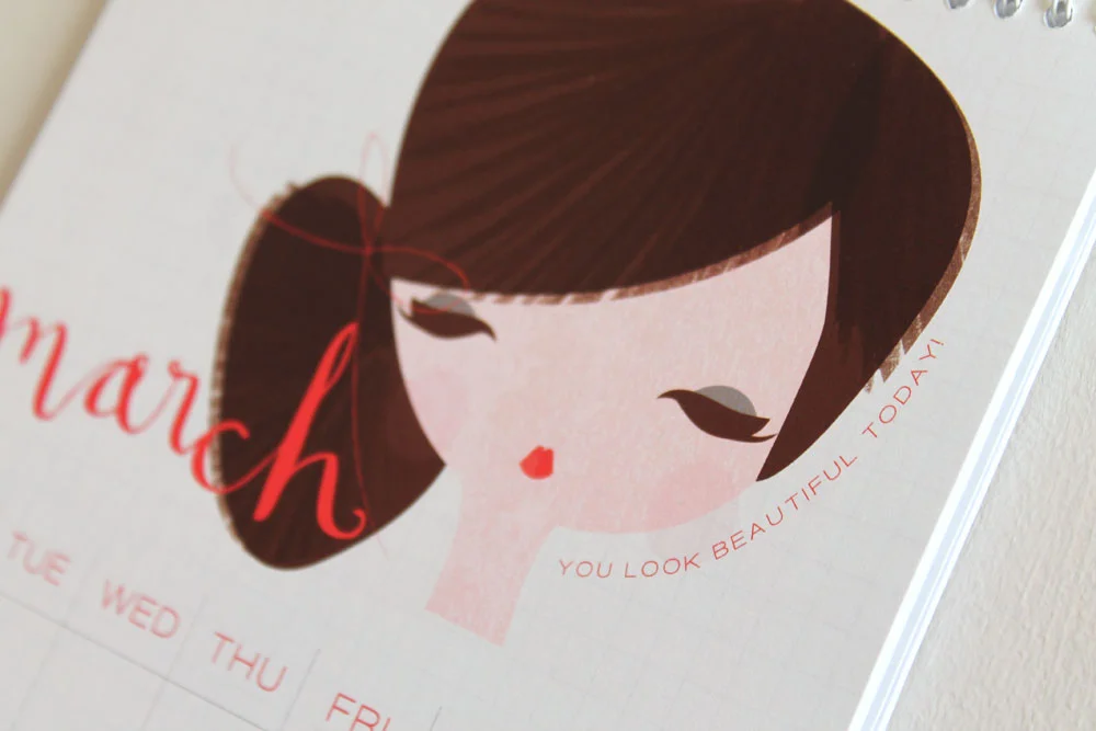 2014 'Fashionista' Calendar © Studio Seed