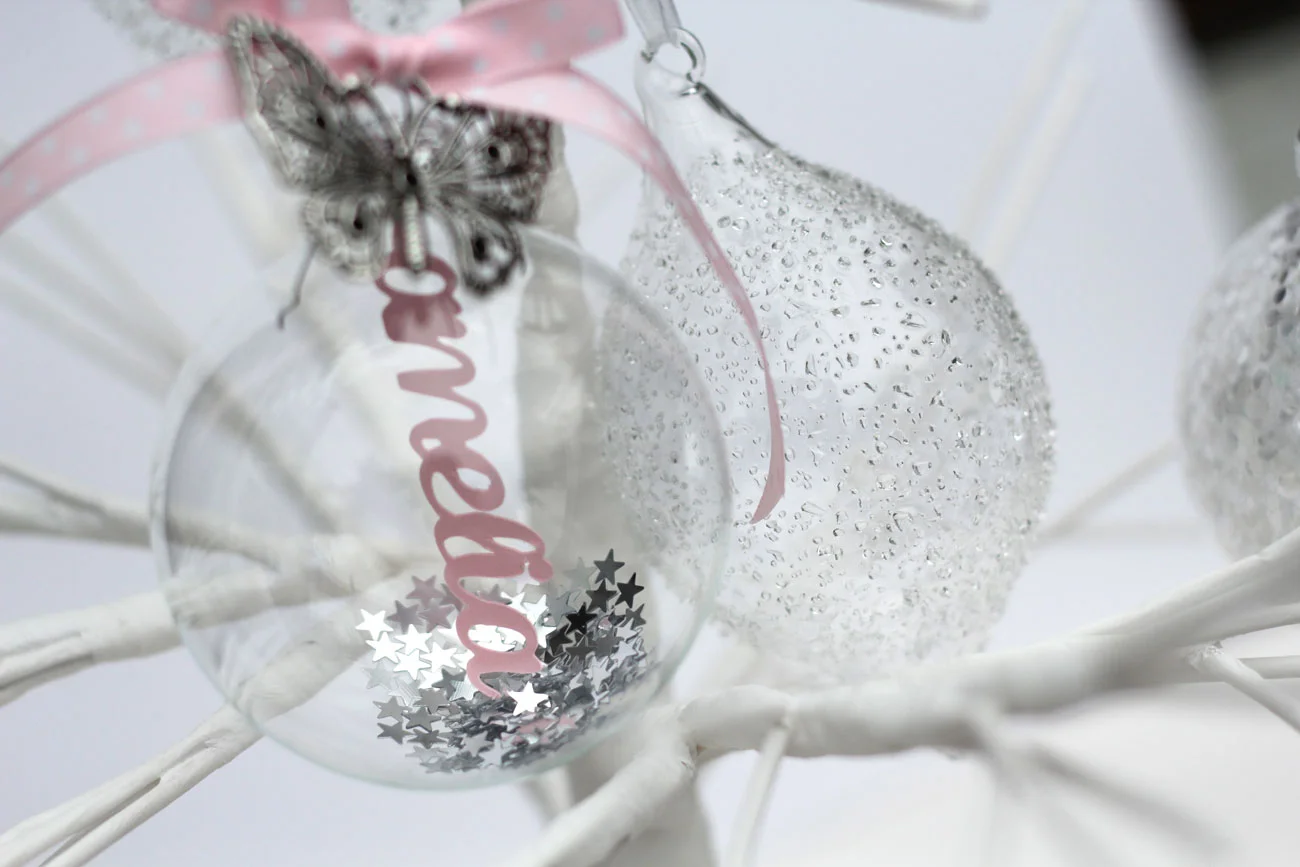 Personalised Papercut Bauble © Studio Seed