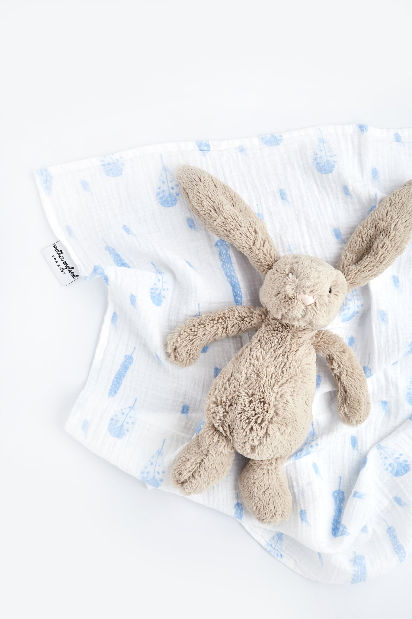 Blue Feather Print Cotton Muslin 3.jpg