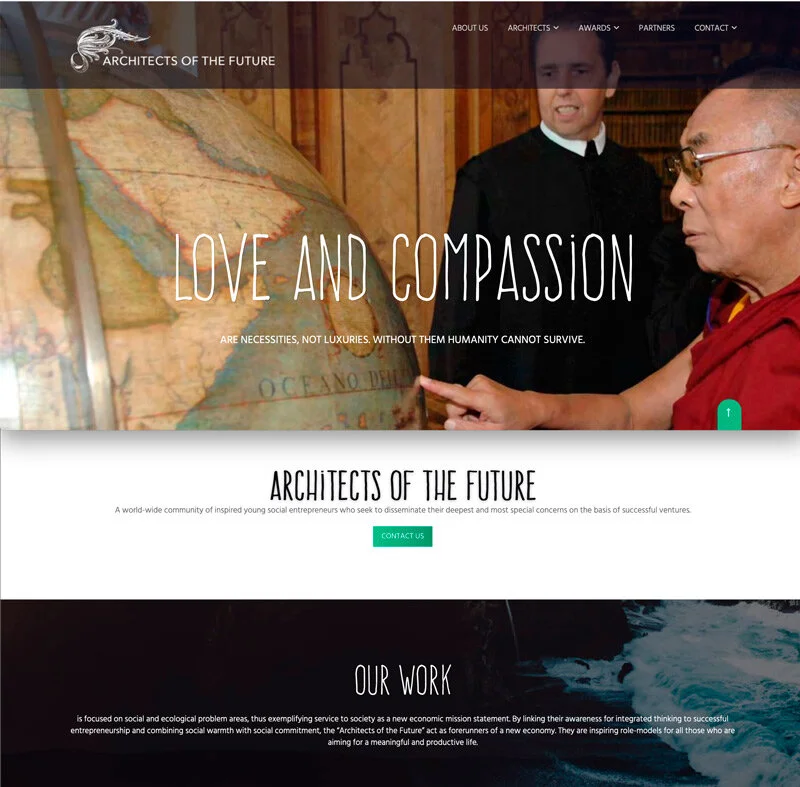 Architects of the Future - Webseite Relaunch im CMS