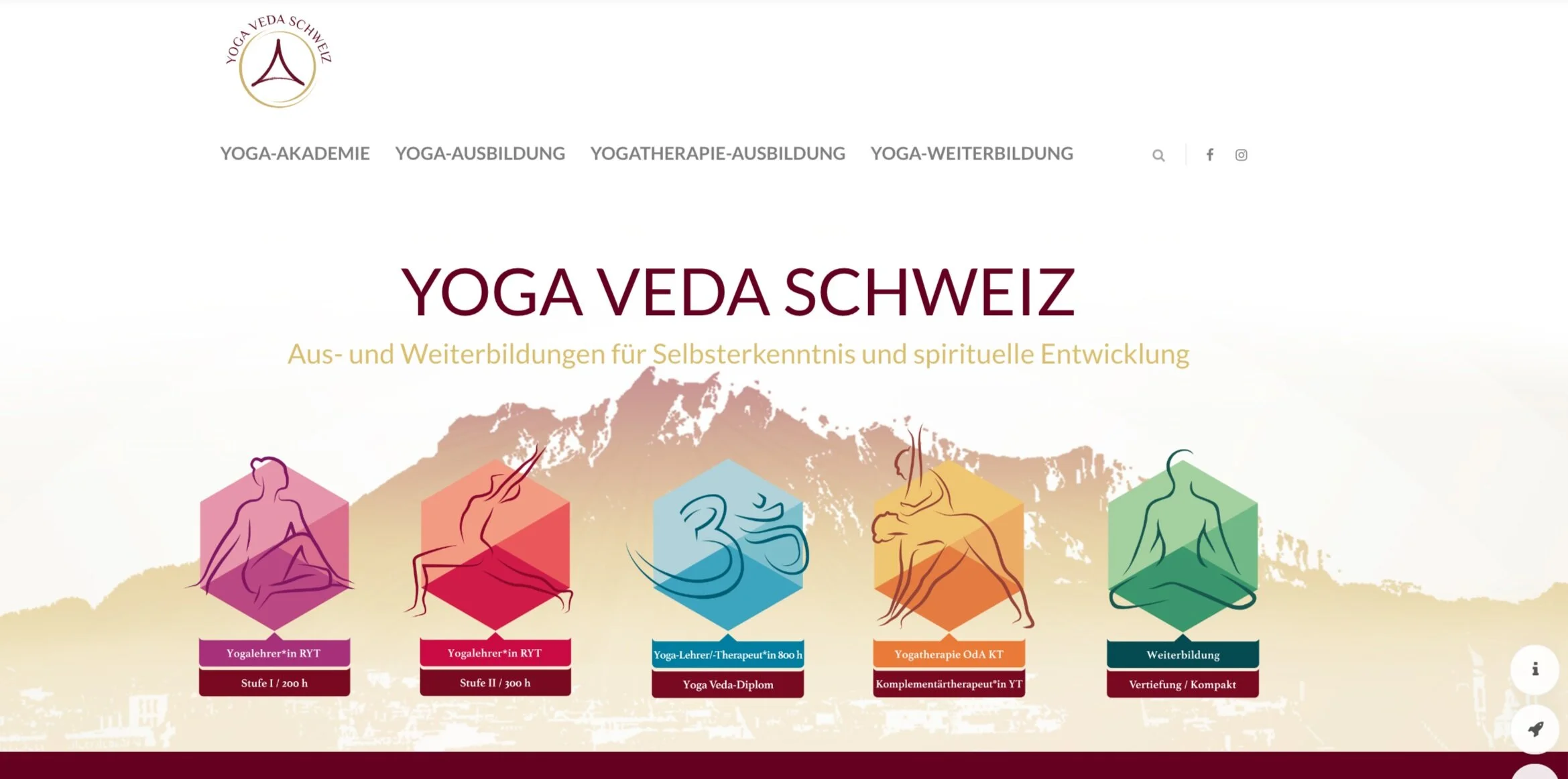 Relaunch - Yoga Veda Schweiz - Yogaausbildungen