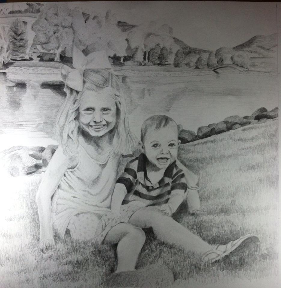  18 X 24 Drawing Pencil  For Mark Clapp-High Point, NC 