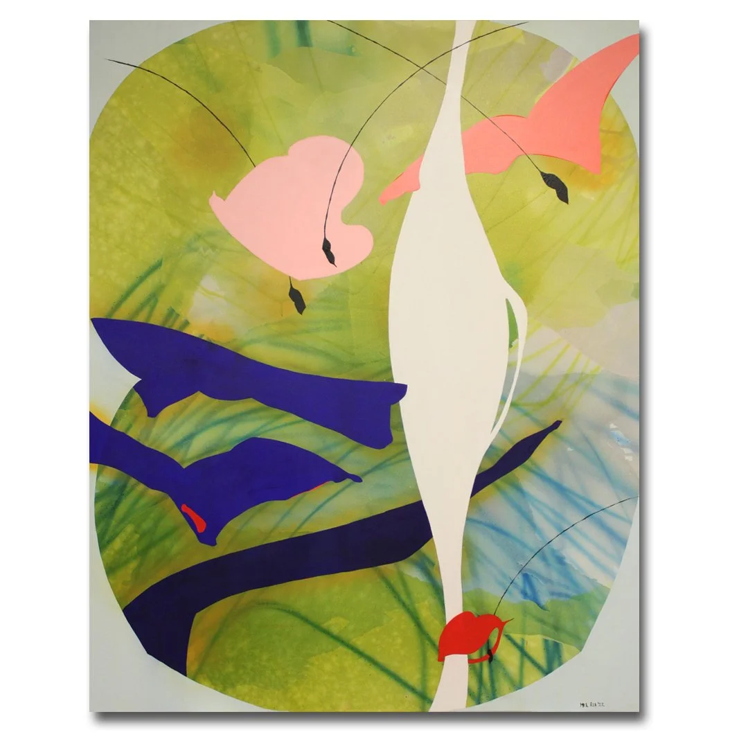 But Even in Reality, the Rabbit Hole Made an Appearence-60x48-acrylic and gouache on canvas--2022.jpg