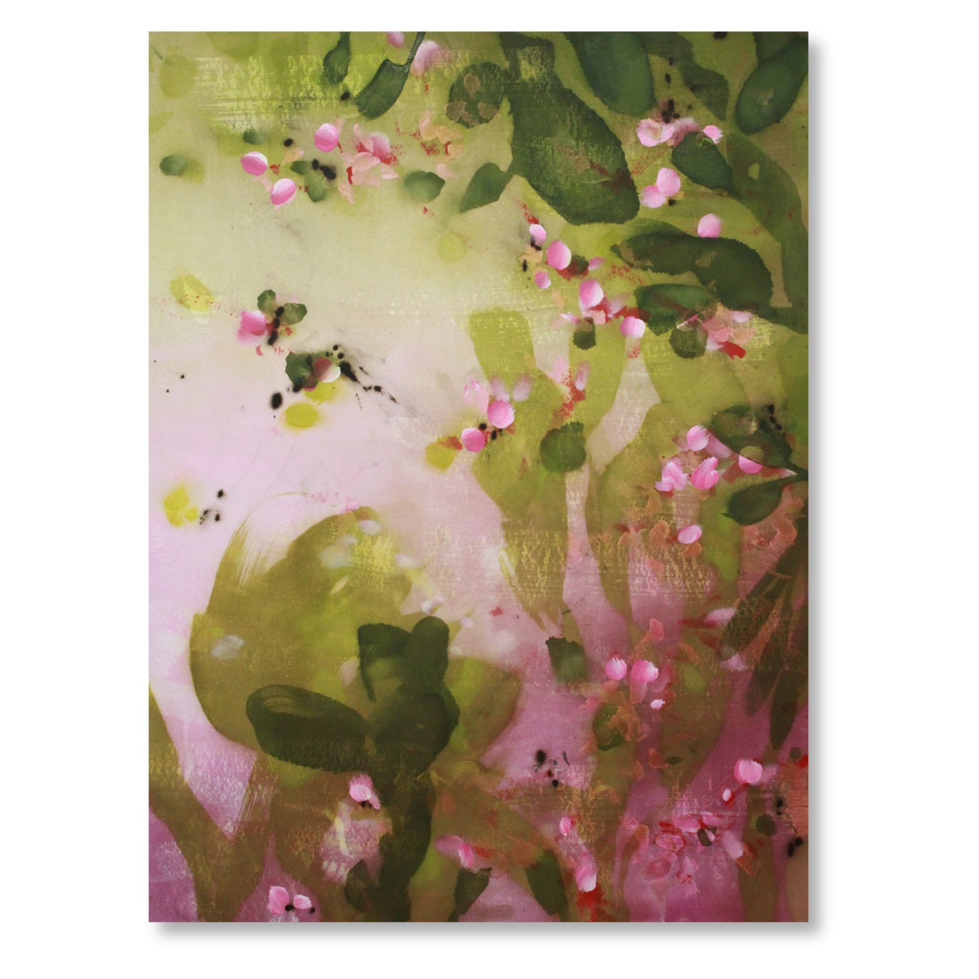 The Flowers Were Always Grateful For Their Morning Chats :: 48x36"