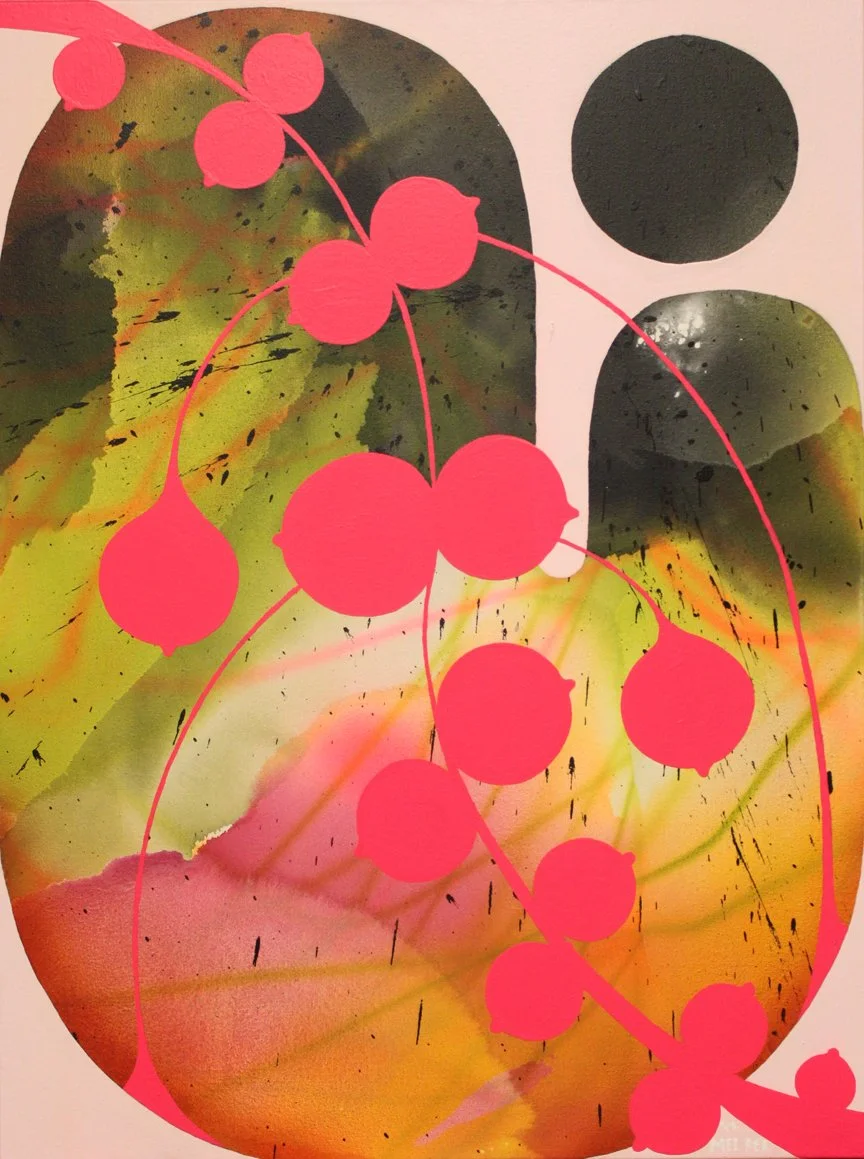 Rasberry Toe Cookies-40x30-acrylic and gouache on canvas-2022.jpg