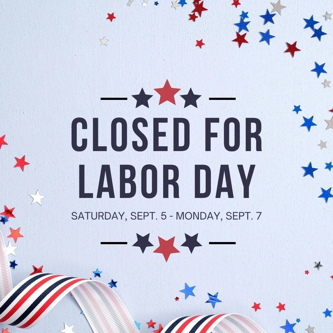 Closed for Labor Day