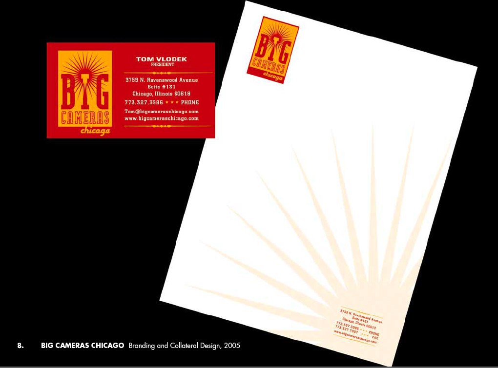 Big Cameras Chicago Branding and Collateral