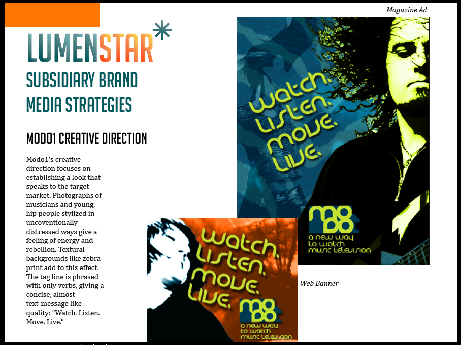 Modo1 Network Branding Campaign