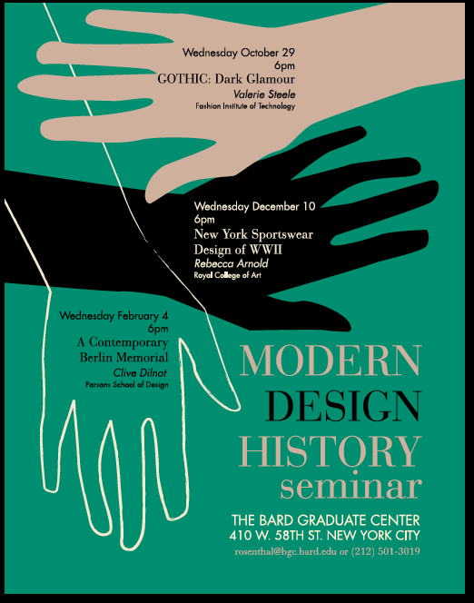 Modern Design History Seminar Poster