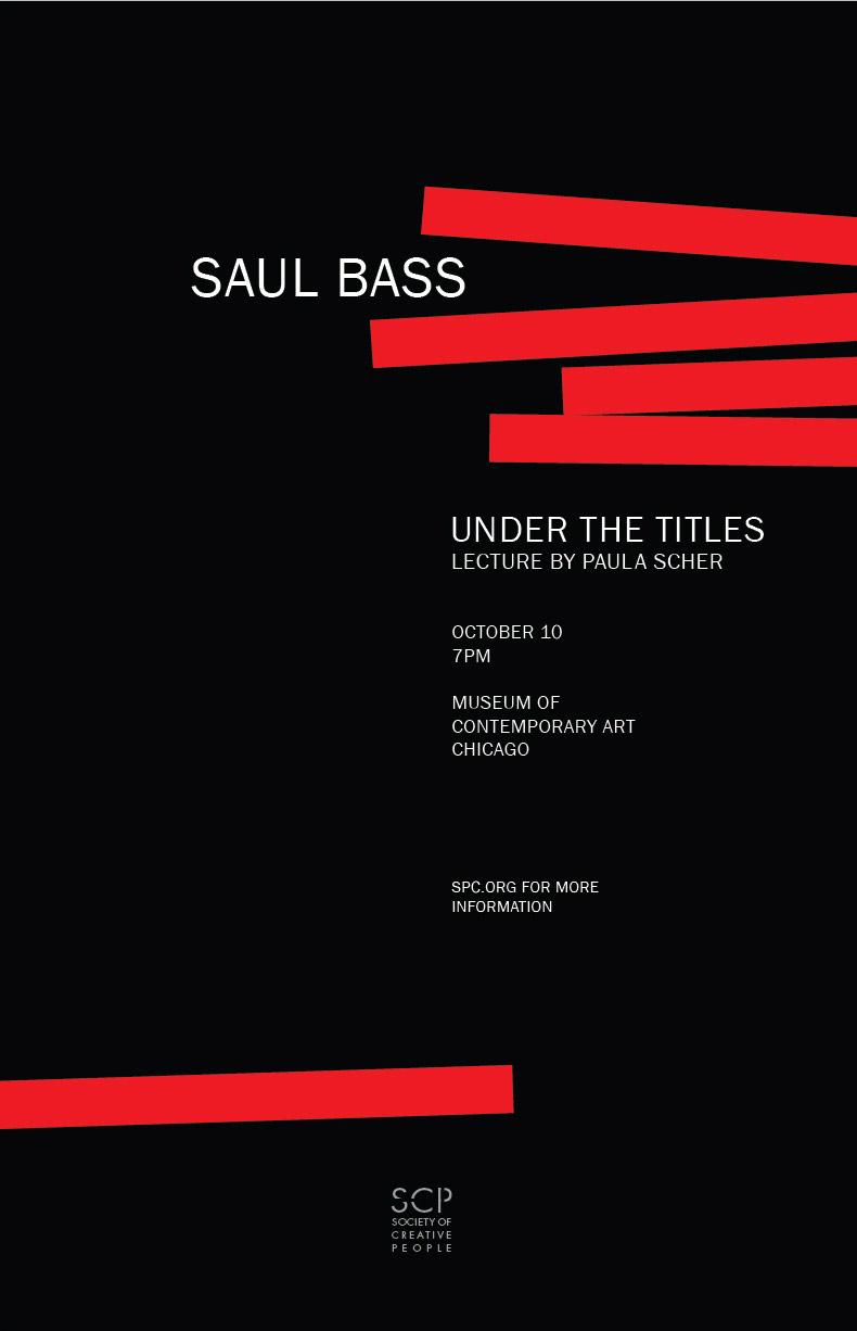Saul Bass Exhibit Poster
