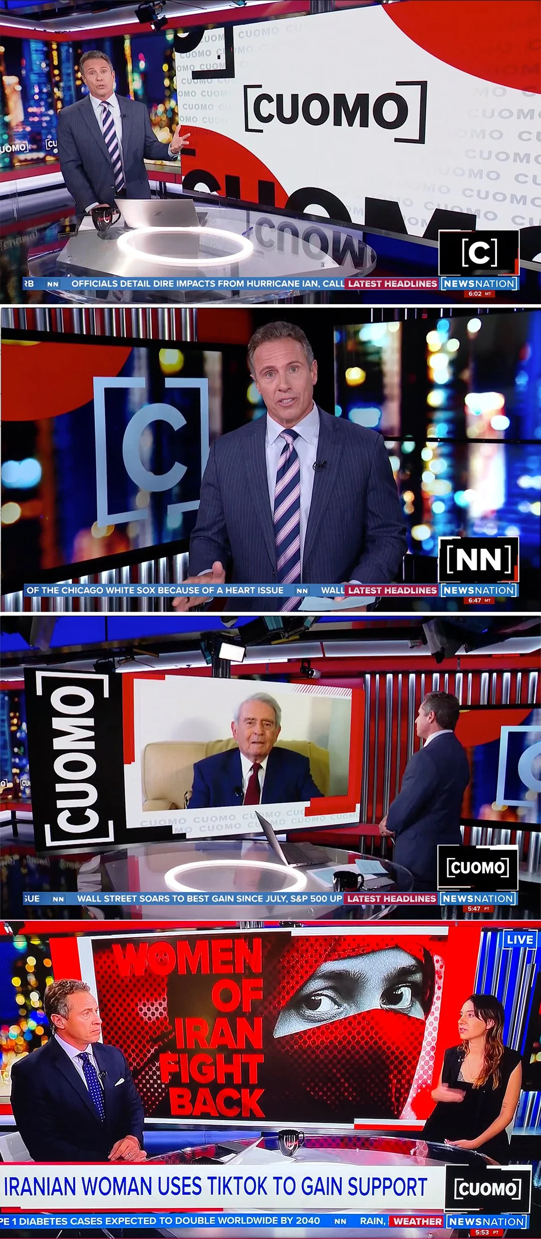 NewsNation Cuomo On Set Graphics Design Show Launch