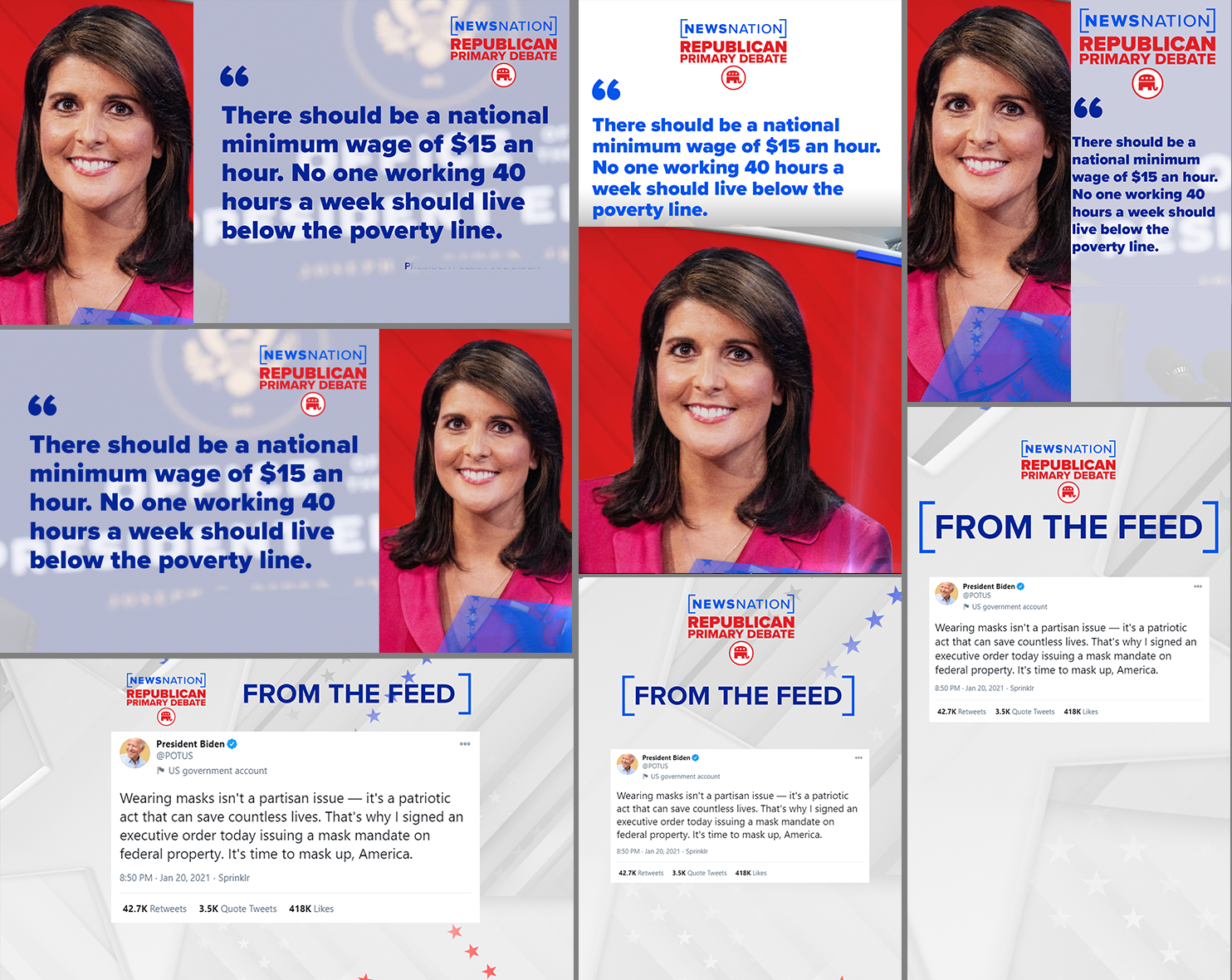 NewsNation GOP Primary Debate 2024 Social Media Package 
