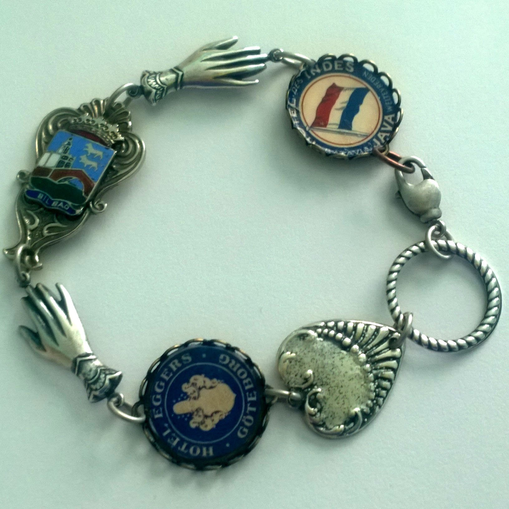 First attempt at Travel link bracelet.