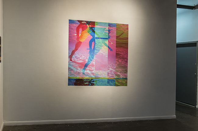 Installed at 500X Gallery, 2015