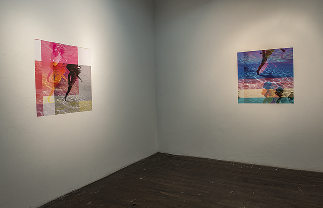 Installed at 500X Gallery, 2015