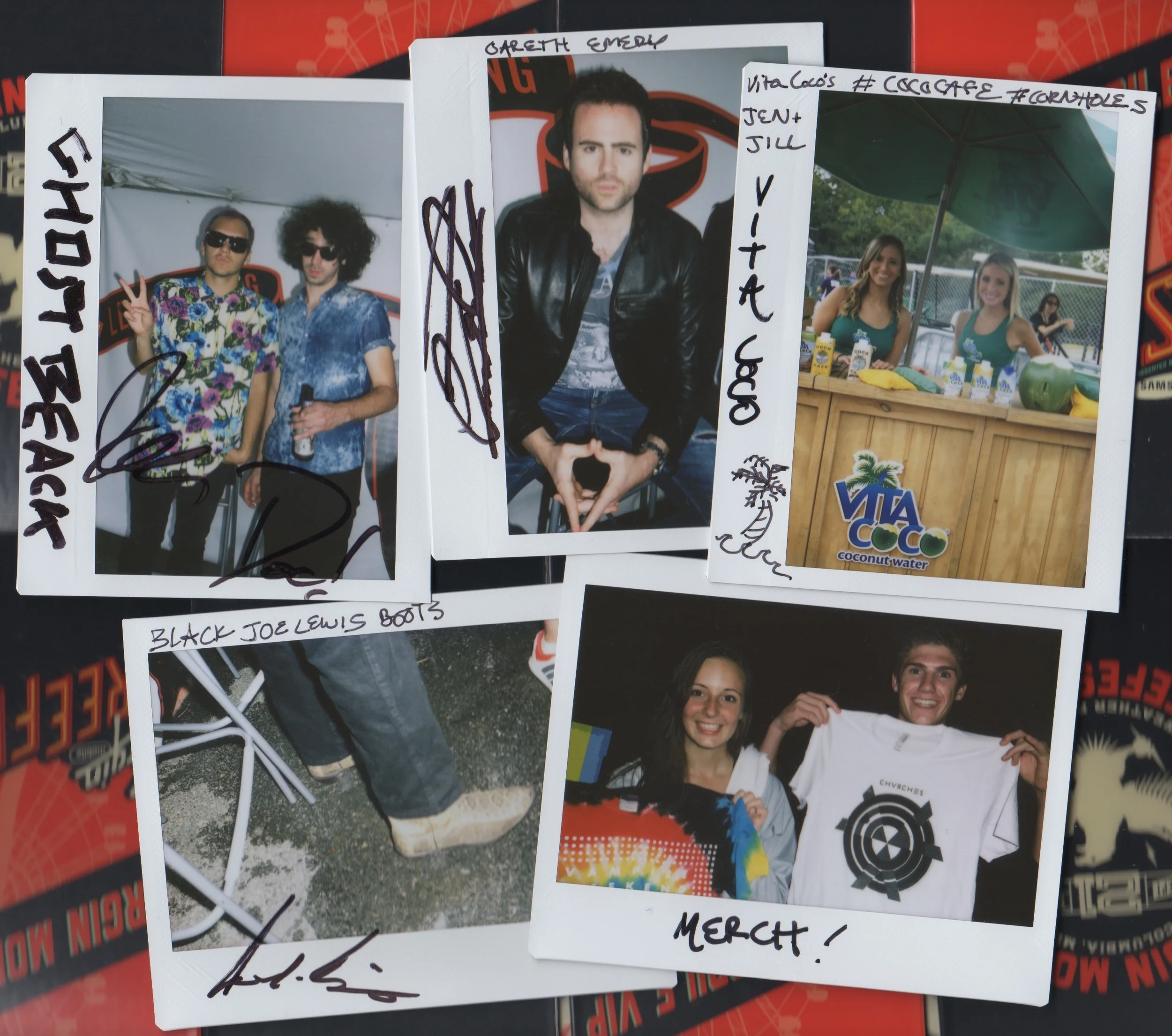 Ghost Beach , Gareth Emery and Black Joe Lewis (well, his boots)
