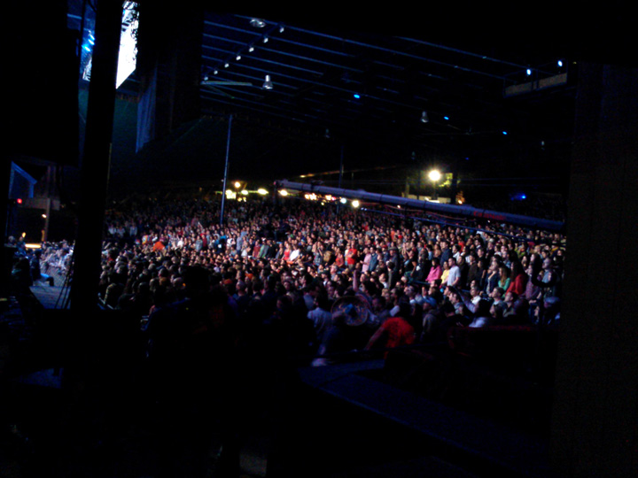 Merriweather Post Pavilion stage...