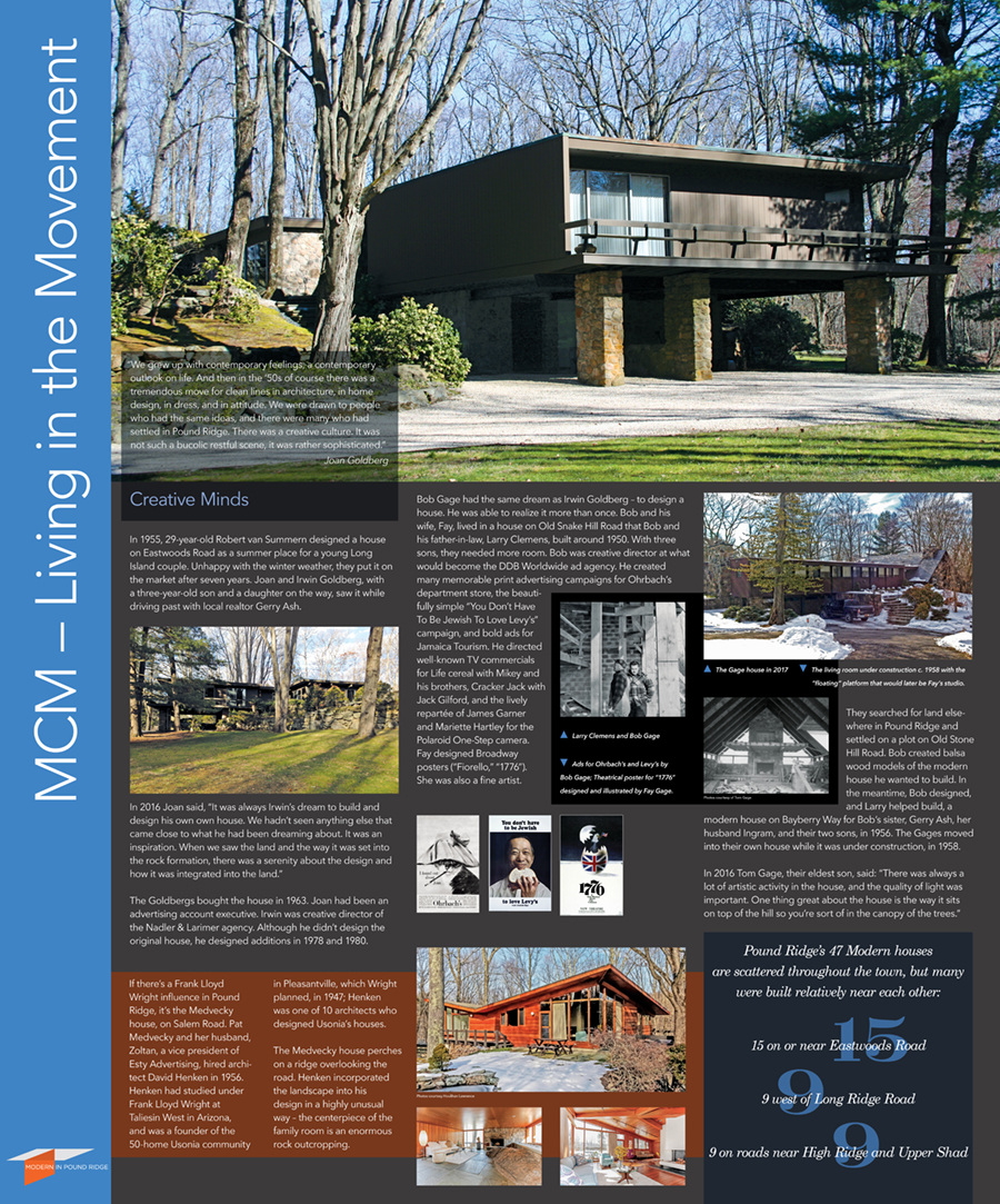 Modern in Pound Ridge exhibition panel 3