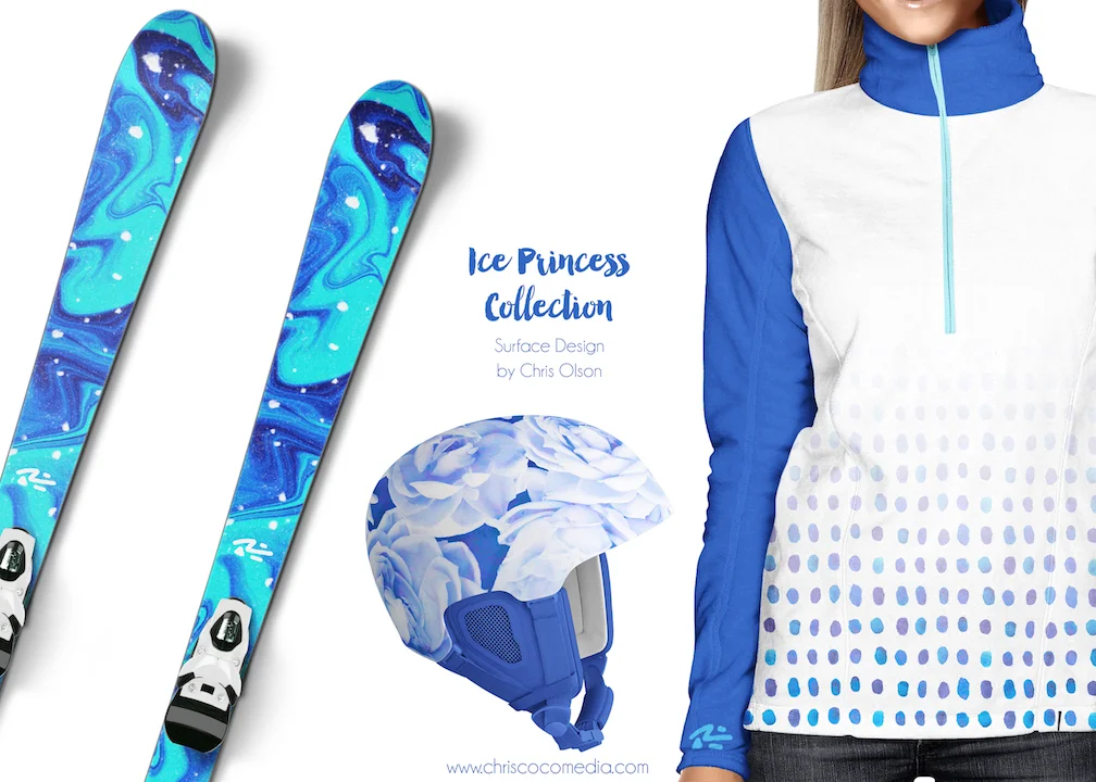 Ice Princess Textile Design Collection