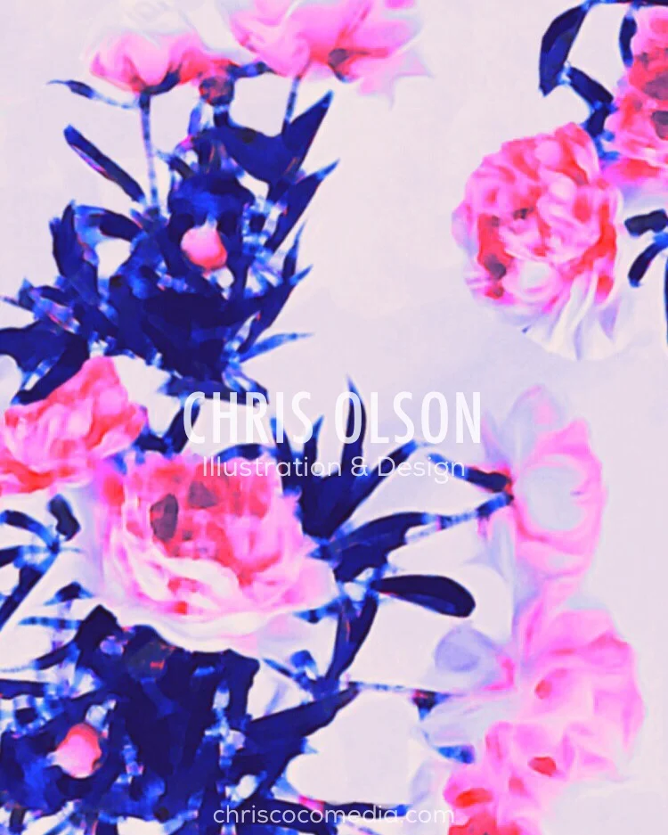 Summer Garden Peonies Pattern