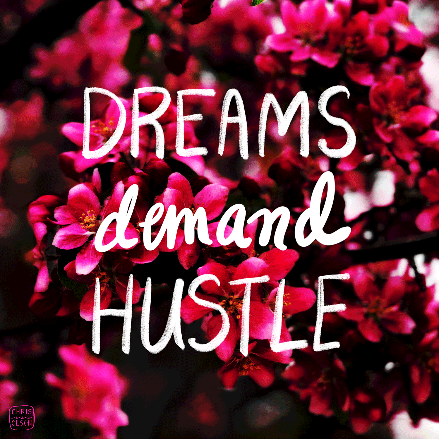 Dreams demand hustle animated gif by Chris Olson