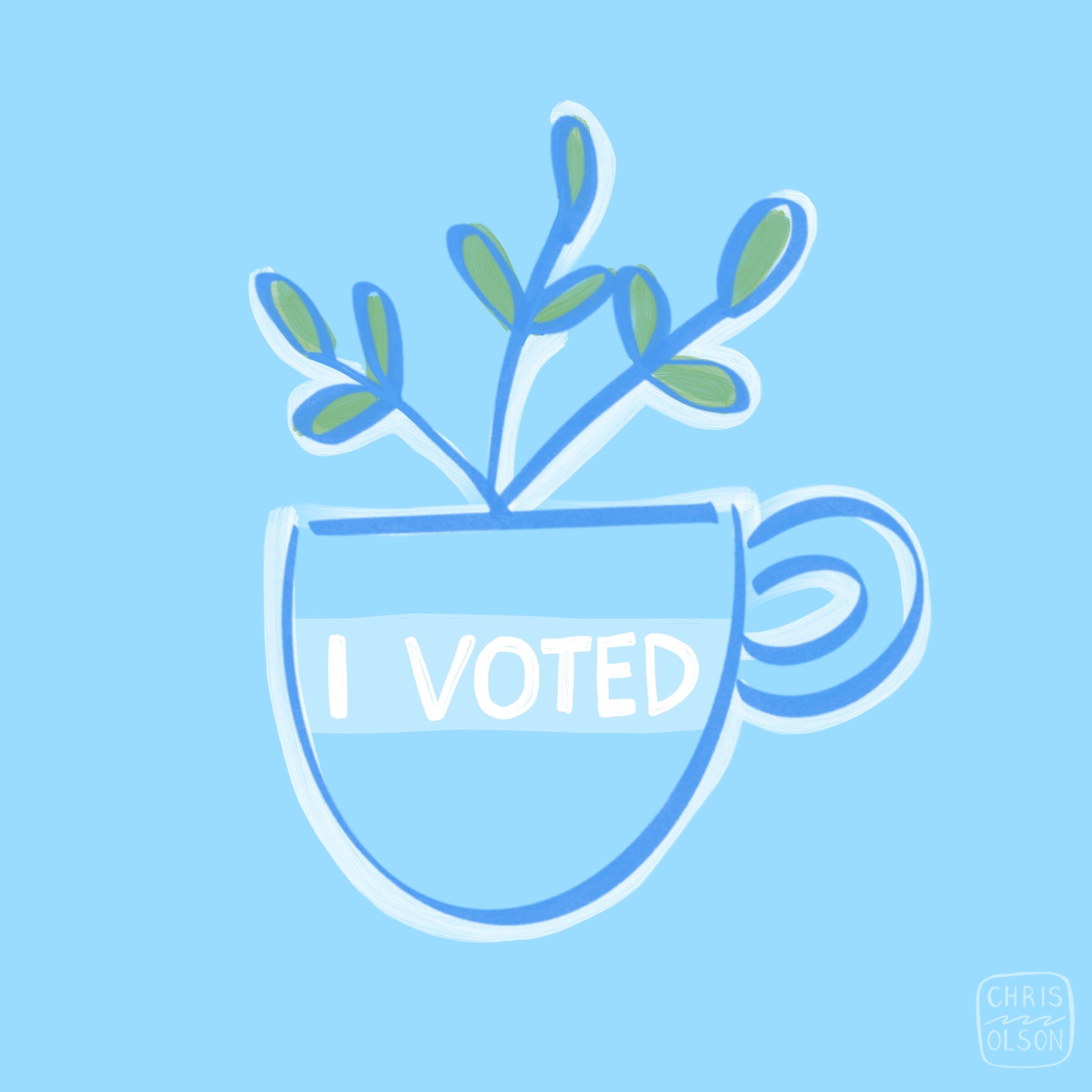 I voted spot illustration and lettering by Chris Olson