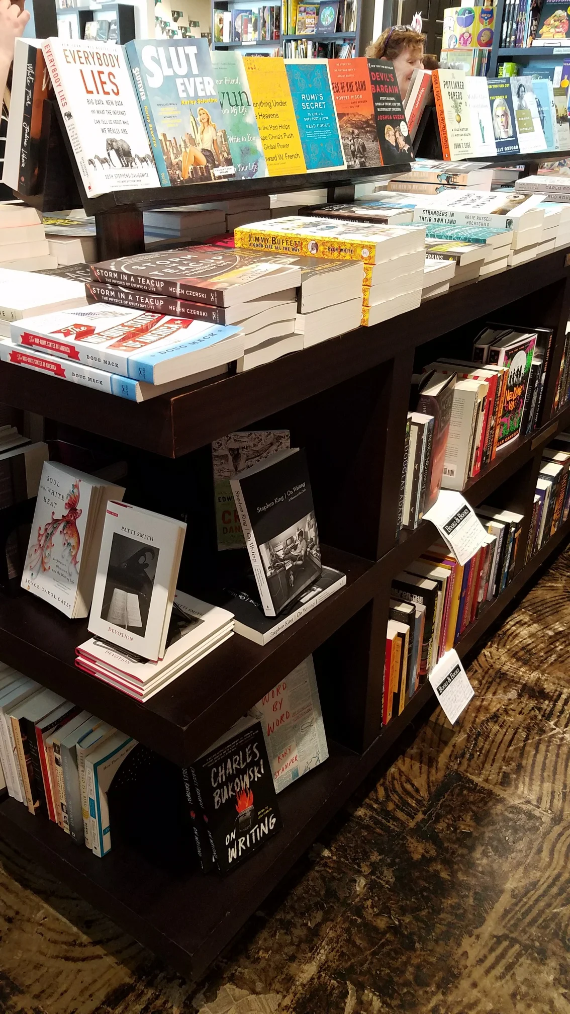 Accidental photo of Judy Blume, who owns the store and basically runs all of literary Key West. I actually had a really delightful conversation with Judy—not sure why it didn't occur to me to get a picture with her then. 