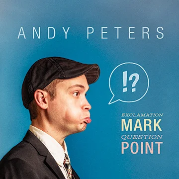 EXCLAMATION MARK QUESTION POINT Exclamation Mark Question Point is the debut album from Andy Peters. More bootleg than traditional stand-up album, Andy recorded only one show, one night at The Virgil in Los Angeles. The album features a bouncy mix of Andy's dive-in-head-first approach to comedy. With The Virgil's intimate space as a backdrop, Andy litters the show with playful self-deprecating bits, a healthy dose of "screaming at strangers" and a nonstop stream of riffs.