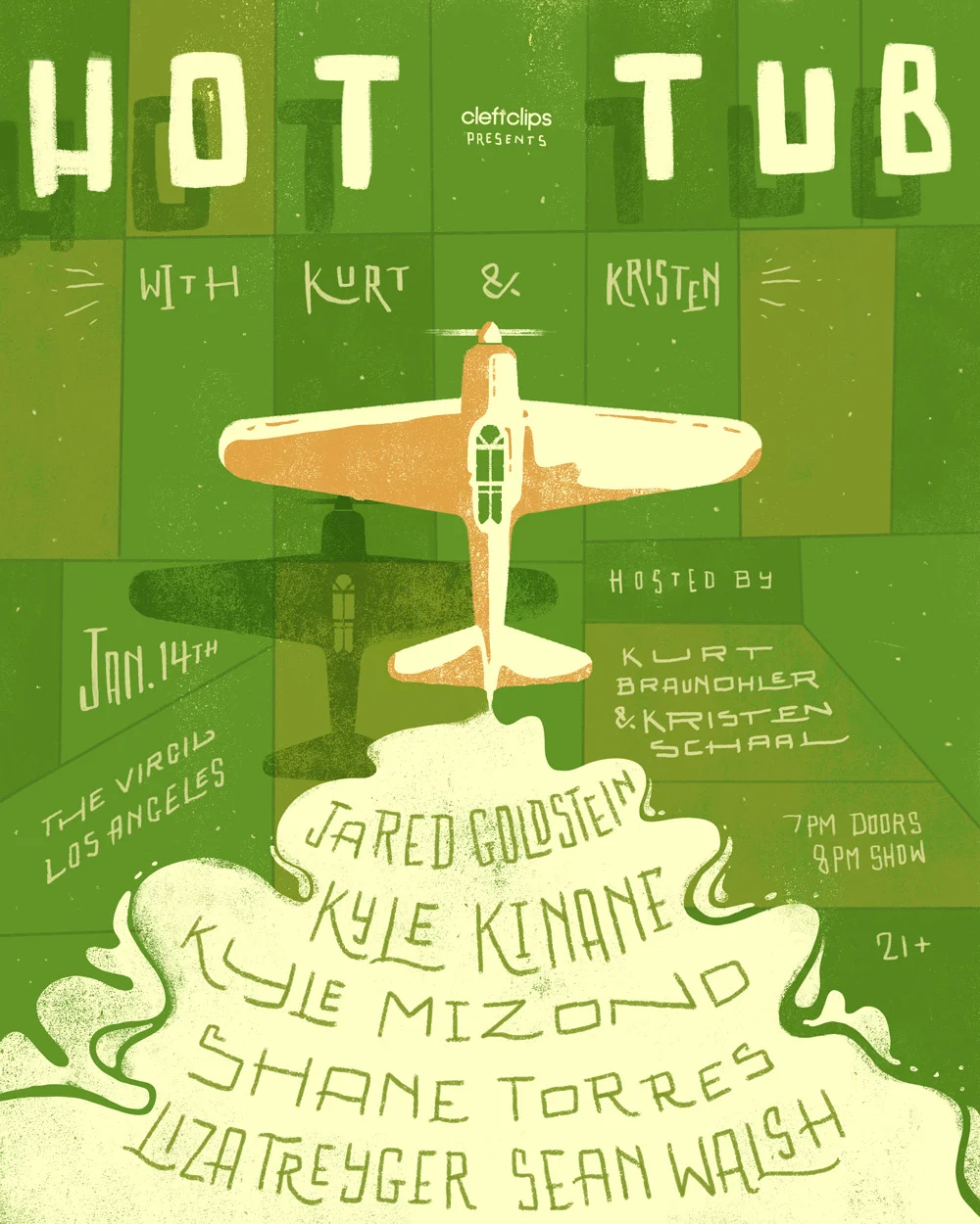 January 14th! Second Hot Tub of the Year! Stick to that New Years Resolution of Going to Every Hot Tub this yearTickets:  http://hottub.nightout.comDON’T MISS OUT ON TICKETS!  SIGN UP FOR HOT TUB EMAIL LIST!  Click HERE to sign up for the email list…