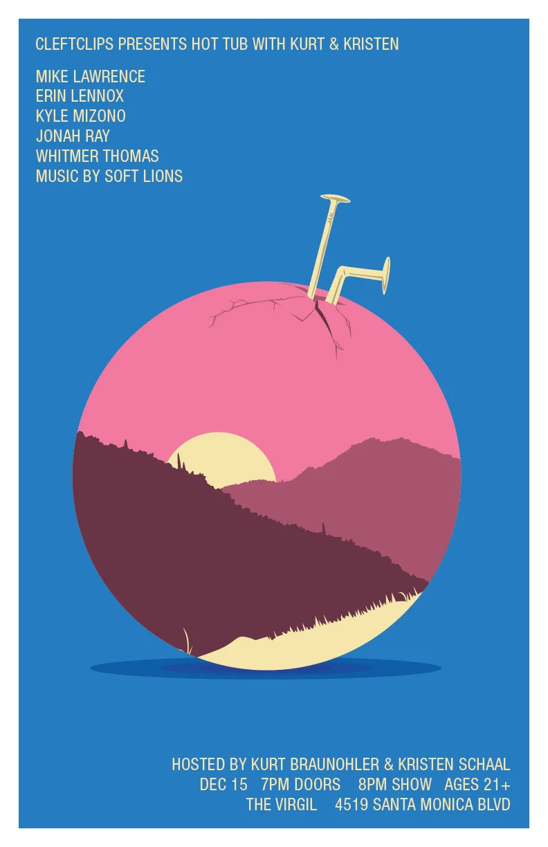 **LAST SHOW OF 2014**
Monday, December 15th!
Tickets at http://hottub.nightout.com
More Hot Tub:@HotTub_Showhttp://www.facebook.com/HotTubShowInstagram ~ @Hot_Tub_Show
*Poster by Garrett Ross