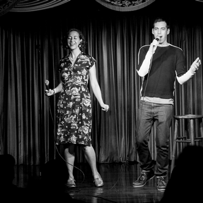 Kristen Schaal &amp; John Roberts | Hot Tub With Kurt &amp; Kristen, October 2014
*Photos by Joel Mandelkorn