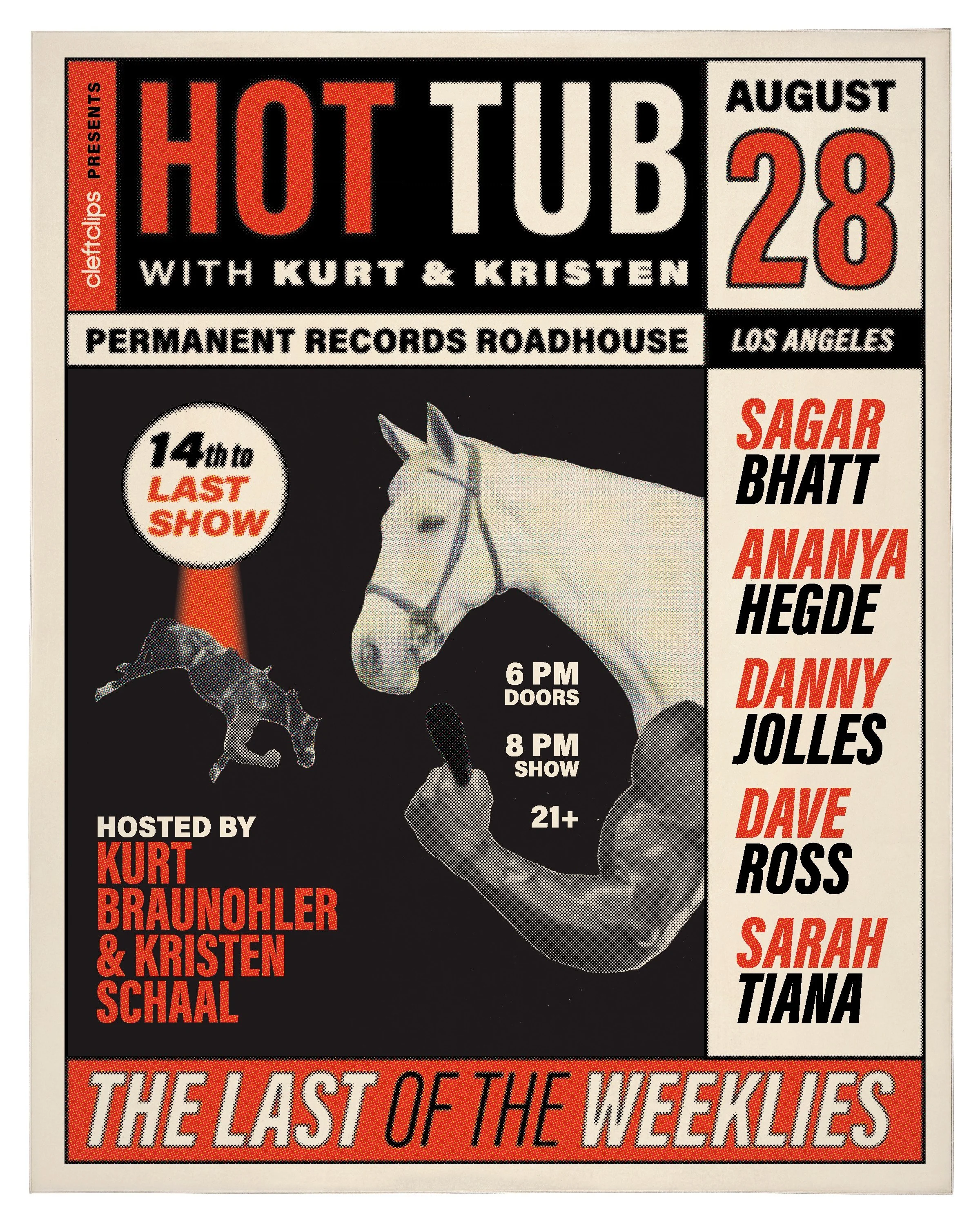 Hot Tub With Kurt and Kristen Poster