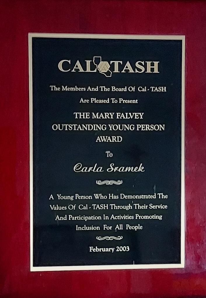 Cal-TASH Outstanding Young Person Award
