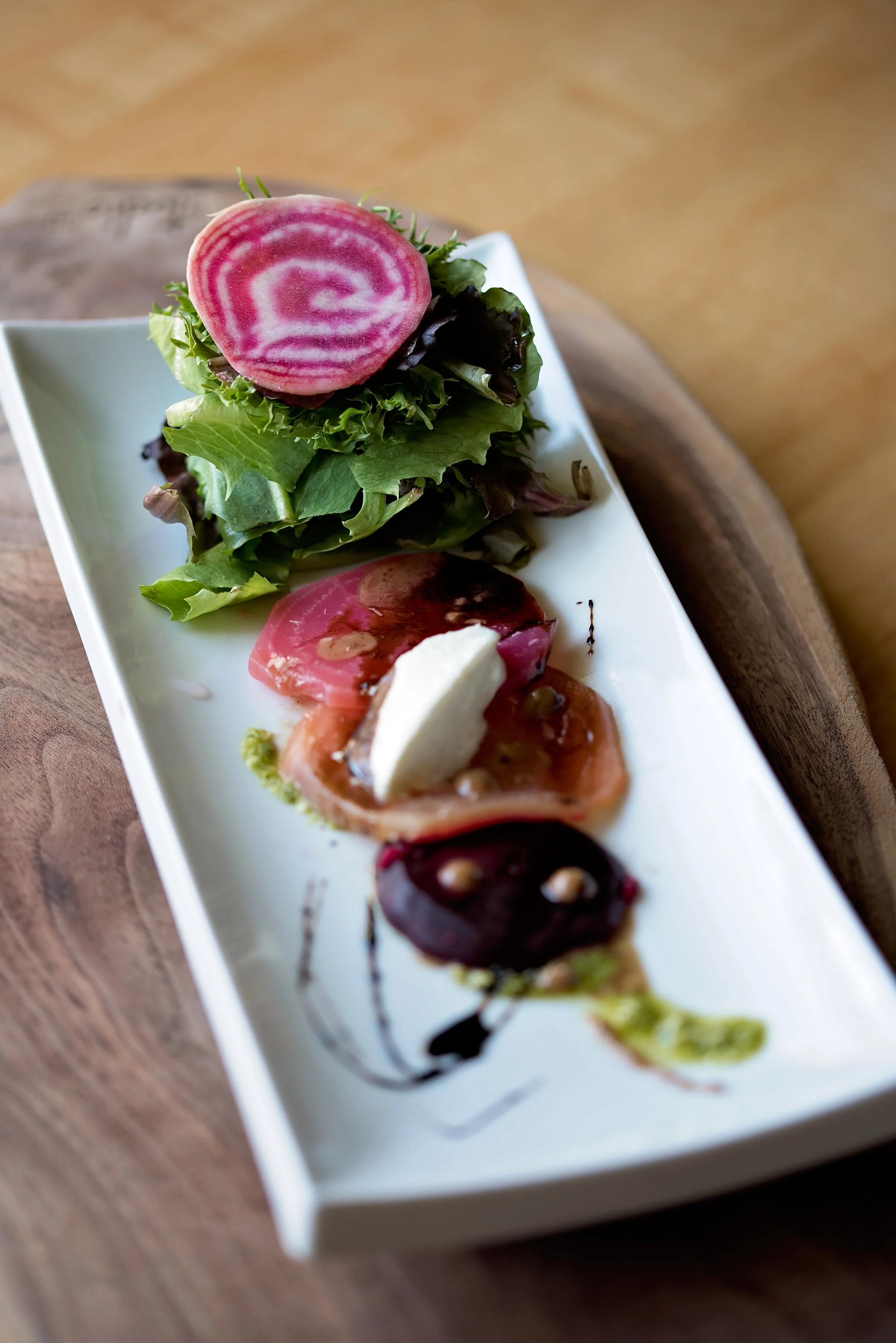 Plated Beet Salad