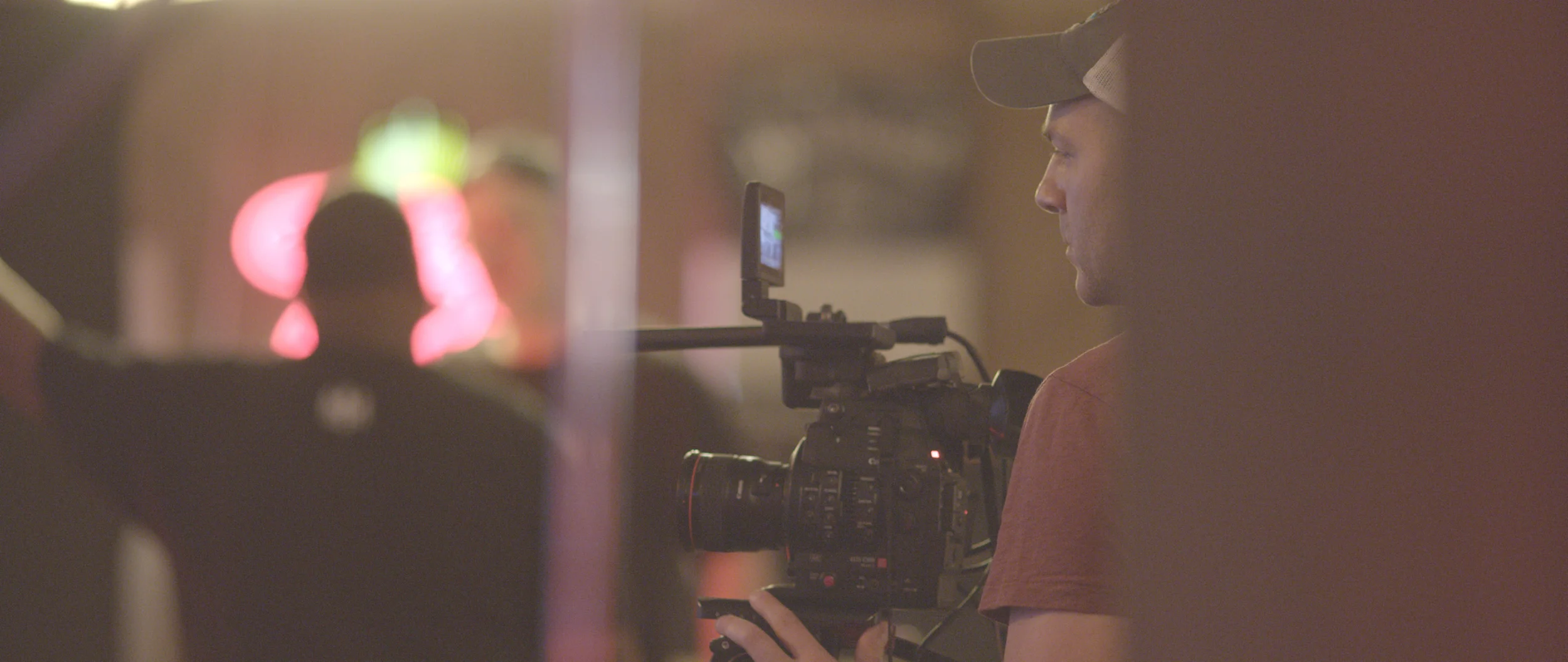 Jeff filming behind the scenes for musician Steve Azar in Indianola, Mississippi.